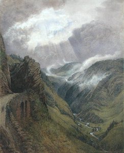 På Ruskins gamle vej mellem Morez og Les Rousses, Jura