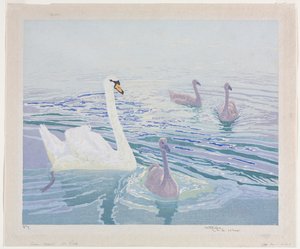 Svaner og Cygnets af William Giles