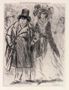 Hr. og fru Mollet af William Glackens