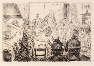 Der hørtes intet andet end klirren af tallerkener og gafler af William Glackens