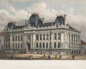 Rådhus, Wolverhampton, ca. 1871