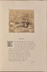 [En dreng med en fiskestang og en ruse, England]. af William Grundy