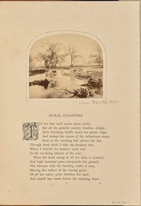 [Pastoral scene med kvæg på en oversvømmet mark, England]. af William Grundy