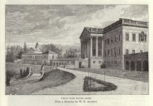 Tidligere Park House i Bath af William Grylls Addison