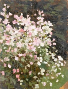 Pink Flowers, ca. 1930 (olie på lærred)