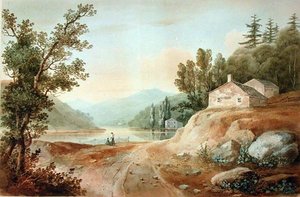 Udsigt fra Fishkill af William Guy Wall