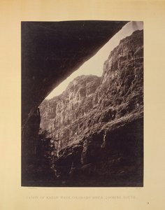 Cañon of Kanab Wash, Colorado River, Ser syd af William H. Bell