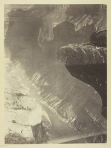 Kigger mod syd ind i Grand Cañon, Colorado River, Sheavwitz Crossing af William H. Bell