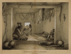 Interiør af en hopi-bolig