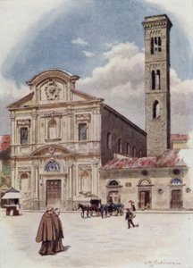 Allehelgensdag, Firenze (farve litho)