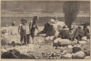 Sea-Side Skitser - A Clam-Bake af William H. Redding after Winslow Homer
