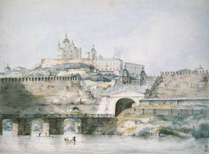 Udsigt over byen Smolensk, 1787 af William Hadfield