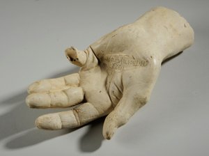 Afstøbning af en hånd af William Hamo Thornycroft