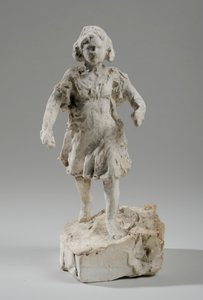 Maquette til figur af en løbende pige (gips) (se også 440336) af William Hamo Thornycroft