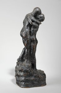 Maquette for The Kiss, ca. 1916 (malet gips) (se også 440229)