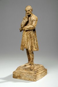 Maquette for William Conyngham, 4. baron Plunket, ærkebiskop af Dublin, ca. 1905 (gips) af William Hamo Thornycroft