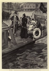 Sejlads på Themsen af William Hatherell
