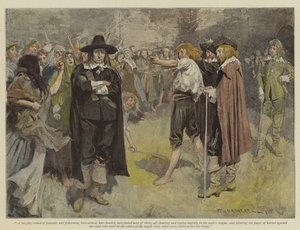 Illustration til The Vengeance of Dungarvan, af E Lester Arnold (chromolitho) af William Hatherell