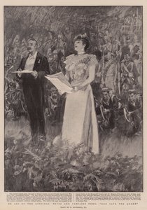 Til støtte for Officerernes Hustruer og Familiers Fond, Gud frelse Dronningen af William Hatherell