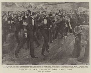 Off Duty, en hjemme om bord på et slagskib af William Hatherell