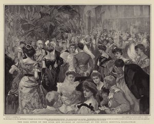 Ballen givet af hertugen og hertuginden af Connaught på Royal Hospital, Kilmainham af William Hatherell