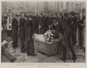 Sir John Everett Millais begravelse, PRA, ved St Paul