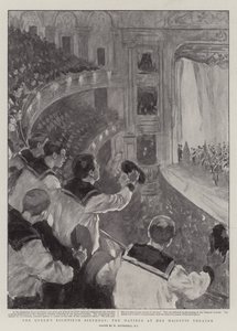 Dronningens 80-års fødselsdag, Matinéen i Hendes Majestæts Teater