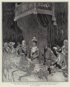 Den kongelige frokost i Guildhall, den anden skål af William Hatherell