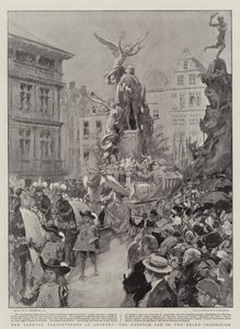 Vandyck-jubilæet i Antwerpen, Vandyck-bilen i den store procession af William Hatherell