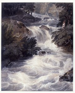 Vandfaldet ved Ambleside, set gennem et vindue, 1807