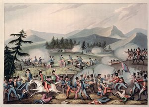 Slaget ved Barrosa, 5. marts, 1811, ætset af I. Clarke, akvatinteret af M. Dubourg, 1811 (akvatint) af William Heath