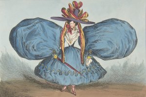 Modern Oddities af P. Pry Esq., Plade 1st: The Sleeves Curiously Cut, Ay There