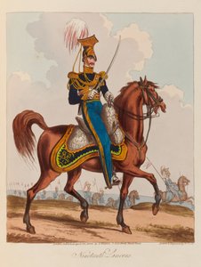 ? Nineteenth Lancers ?, 1820dani af William Heath