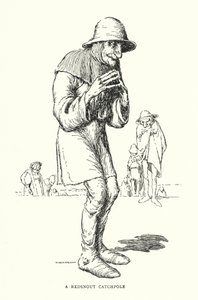 En Redsnout Catchpole (litho) af William Heath Robinson