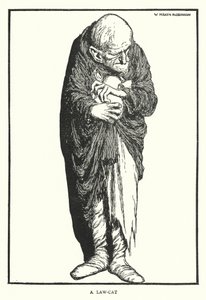 En lovkat (litho) af William Heath Robinson