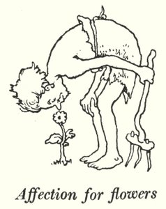 Hengivenhed for blomster (litho) af William Heath Robinson