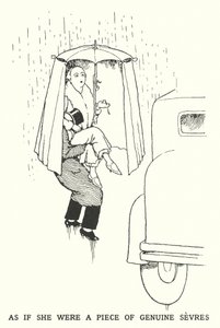 Som om hun var et stykke ægte sevres (litho) af William Heath Robinson