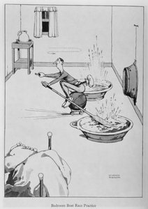 Bedroom Boat Race Practice, illustration fra 