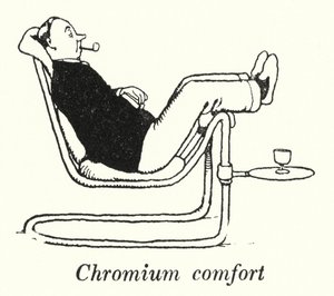 Chrom komfort (litho) af William Heath Robinson