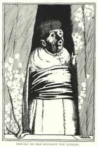 Troede han havde taget fejl af vinduet (gravering) af William Heath Robinson