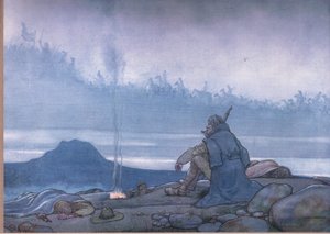 Følg efter-følge efter-for høsten er syet af William Heath Robinson