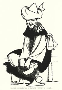 Han var naturligvis af et så homoseksuelt og behageligt temperament (gravering) af William Heath Robinson