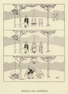 At hejse Chaperone af William Heath Robinson