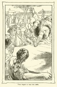 Illustration til Don Quixote (litho) af William Heath Robinson