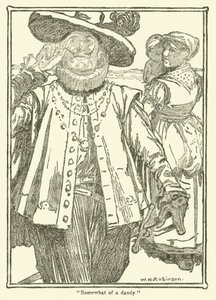 Illustration til Don Quixote (litho) af William Heath Robinson
