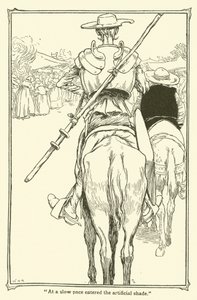 Illustration til Don Quixote (litho) af William Heath Robinson