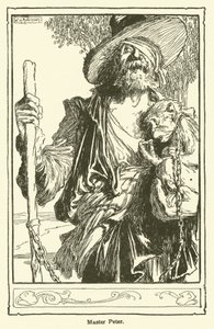 Illustration til Don Quixote (litho) af William Heath Robinson