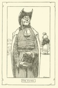 Illustration til Don Quixote (litho) af William Heath Robinson
