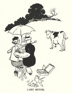 Gensidig kunst (litho) af William Heath Robinson