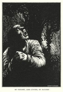 Min økse, Lord Jupiter, min økse (litho) af William Heath Robinson